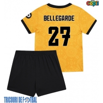 Echipament fotbal Wolves Jean-Ricner Bellegarde #27 Tricou Acasa 2025-26 pentru copii maneca scurta (+ Pantaloni scurti)