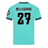 Echipament fotbal Wolves Jean-Ricner Bellegarde #27 Tricou Deplasare 2025-26 maneca scurta