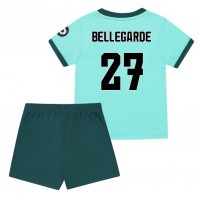 Echipament fotbal Wolves Jean-Ricner Bellegarde #27 Tricou Deplasare 2025-26 pentru copii maneca scurta (+ Pantaloni scurti)