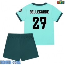 Echipament fotbal Wolves Jean-Ricner Bellegarde #27 Tricou Deplasare 2025-26 pentru copii maneca scurta (+ Pantaloni scurti)