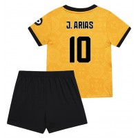 Echipament fotbal Wolves Jhon Arias #10 Tricou Acasa 2025-26 pentru copii maneca scurta (+ Pantaloni scurti)