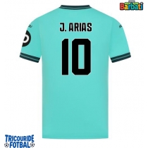 Echipament fotbal Wolves Jhon Arias #10 Tricou Deplasare 2025-26 maneca scurta