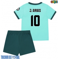 Echipament fotbal Wolves Jhon Arias #10 Tricou Deplasare 2025-26 pentru copii maneca scurta (+ Pantaloni scurti)