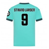 Echipament fotbal Wolves Jorgen Strand Larsen #9 Tricou Deplasare 2025-26 maneca scurta
