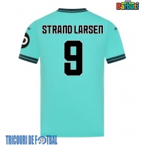 Echipament fotbal Wolves Jorgen Strand Larsen #9 Tricou Deplasare 2025-26 maneca scurta