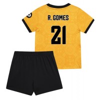 Echipament fotbal Wolves Rodrigo Gomes #21 Tricou Acasa 2025-26 pentru copii maneca scurta (+ Pantaloni scurti)