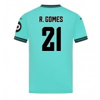 Echipament fotbal Wolves Rodrigo Gomes #21 Tricou Deplasare 2025-26 maneca scurta