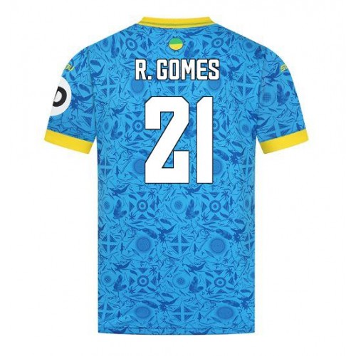Echipament fotbal Wolves Rodrigo Gomes #21 Tricou Treilea 2025-26 maneca scurta Echipament fotbal Wolves Rodrigo Gomes #21 Tricou Treilea 2025-26 maneca scurta