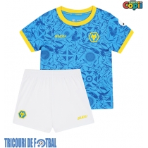 Echipament fotbal Wolves Rodrigo Gomes #21 Tricou Treilea 2025-26 pentru copii maneca scurta (+ Pantaloni scurti)