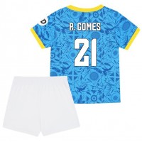 Echipament fotbal Wolves Rodrigo Gomes #21 Tricou Treilea 2025-26 pentru copii maneca scurta (+ Pantaloni scurti)