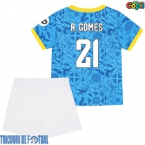 Echipament fotbal Wolves Rodrigo Gomes #21 Tricou Treilea 2025-26 pentru copii maneca scurta (+ Pantaloni scurti)