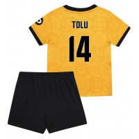 Echipament fotbal Wolves Tolu Arokodare #14 Tricou Acasa 2025-26 pentru copii maneca scurta (+ Pantaloni scurti)