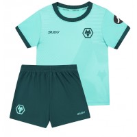 Echipament fotbal Wolves Tolu Arokodare #14 Tricou Deplasare 2025-26 pentru copii maneca scurta (+ Pantaloni scurti)