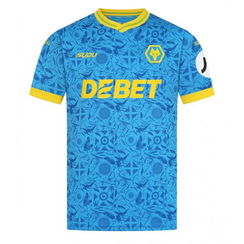 Echipament fotbal Wolves Tolu Arokodare #14 Tricou Treilea 2025-26 maneca scurta Echipament fotbal Wolves Tolu Arokodare #14 Tricou Treilea 2025-26 maneca scurta