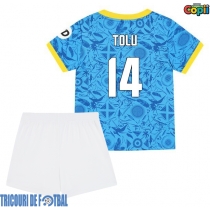 Echipament fotbal Wolves Tolu Arokodare #14 Tricou Treilea 2025-26 pentru copii maneca scurta (+ Pantaloni scurti)