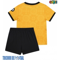 Echipament fotbal Wolves Tricou Acasa 2025-26 pentru copii maneca scurta (+ Pantaloni scurti)
