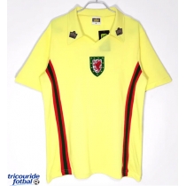 Echipament fotbal Țara Galilor 1976-1979 Tricou Retro Deplasare maneca scurta