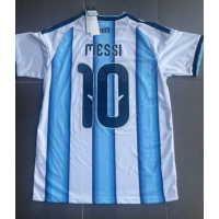 Echipament fotbal Argentina Lionel Messi #10 Tricou Acasa Mondial 2026 maneca scurta