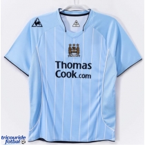 Manchester City 2007-2008 Tricou Retro Acasa maneca scurta