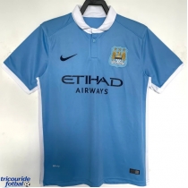 Manchester City 2015-2016 Tricou Retro Acasa maneca scurta